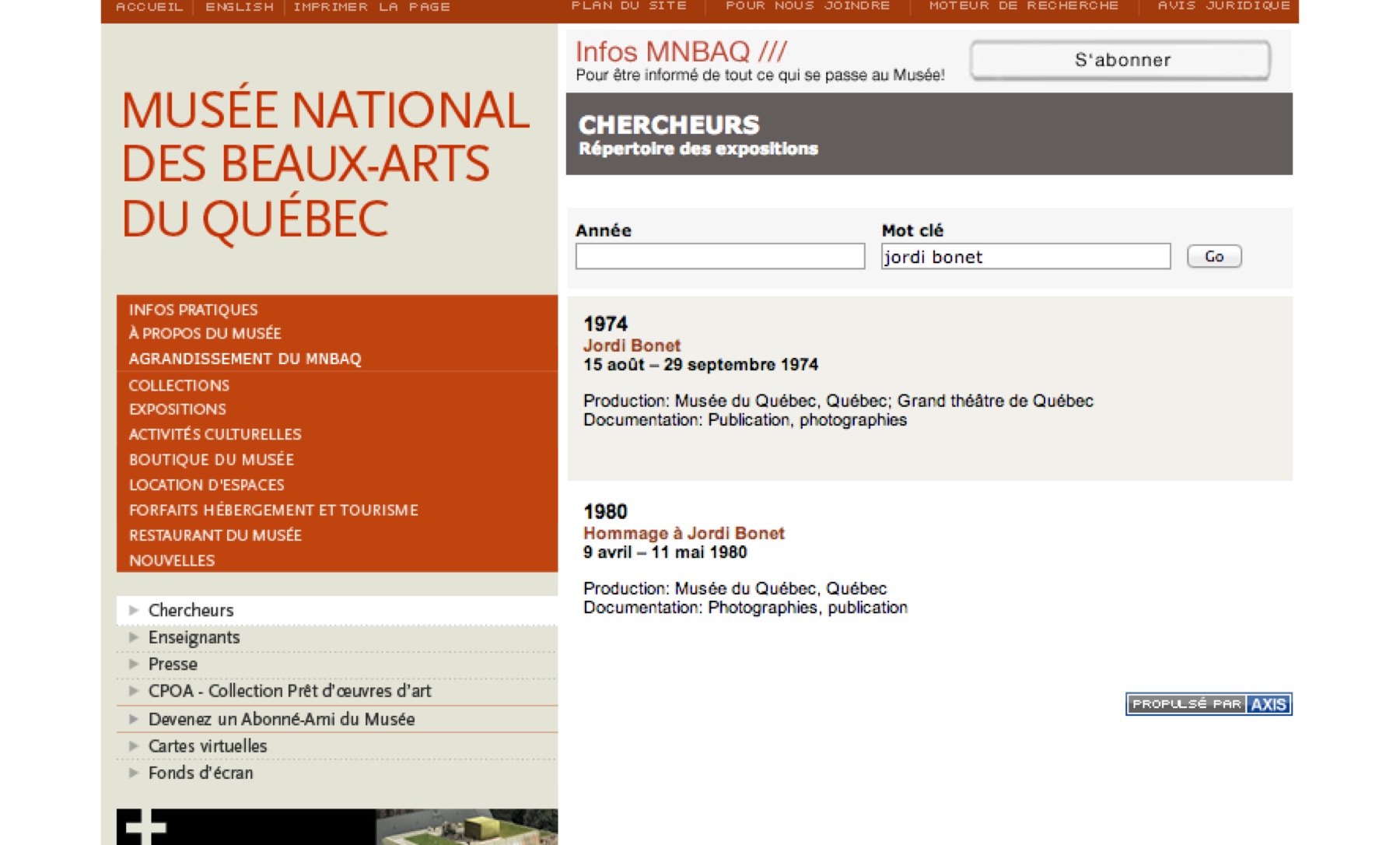 Musée National MNBAQ