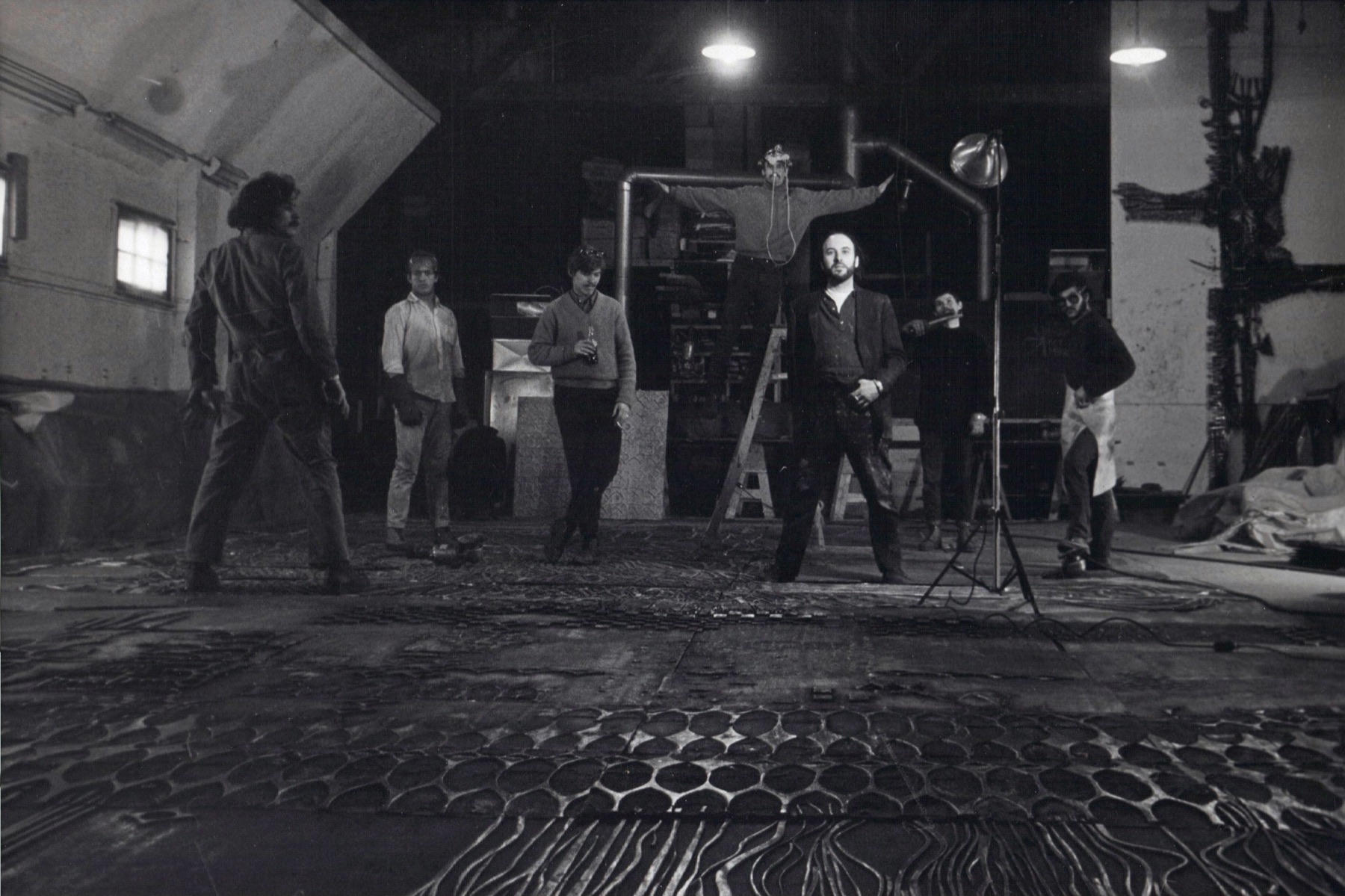 Jordi Bonet, atelier de Pierrefond, vers 1968